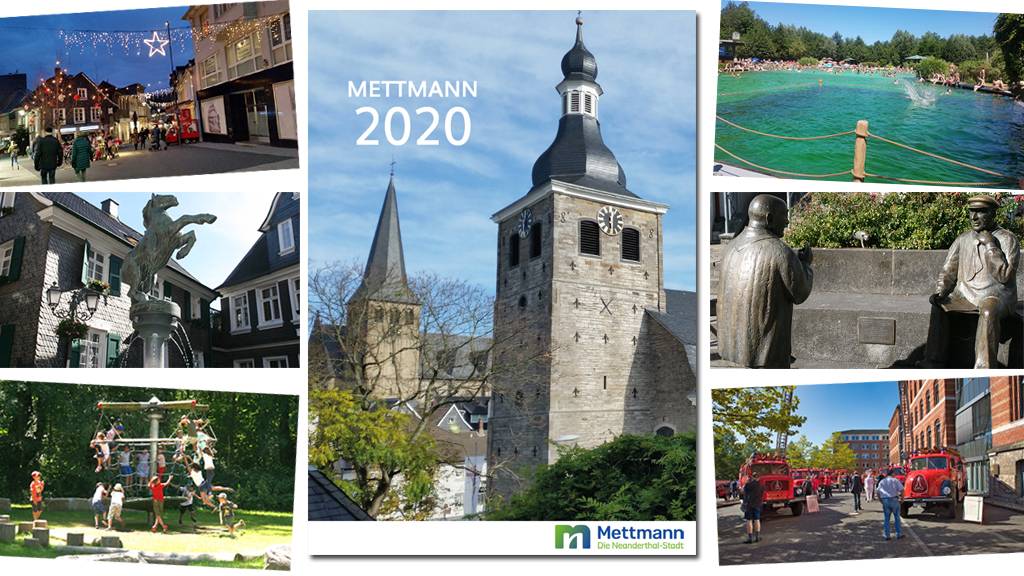  Der Mettmann-Kalender für das Jahr 2020. 