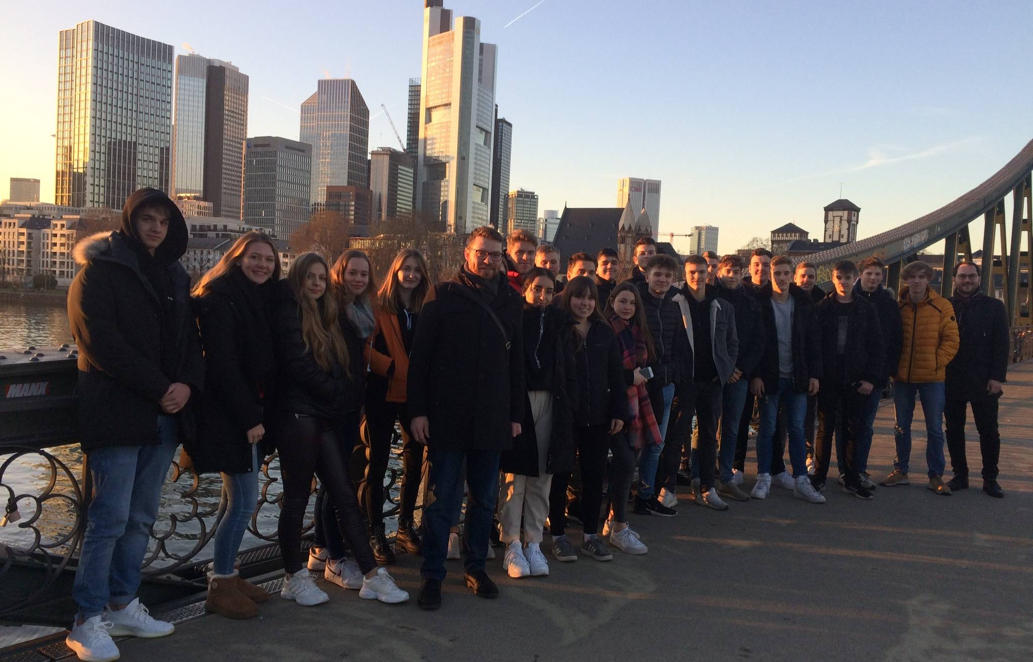Die Mettmanner Schüler besuchten Frankfurt am