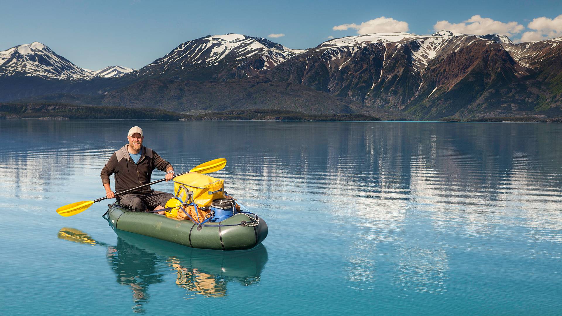  Robert Neu war im Norden Kanadas und Alaska im Schlauchboot unterwegs. 