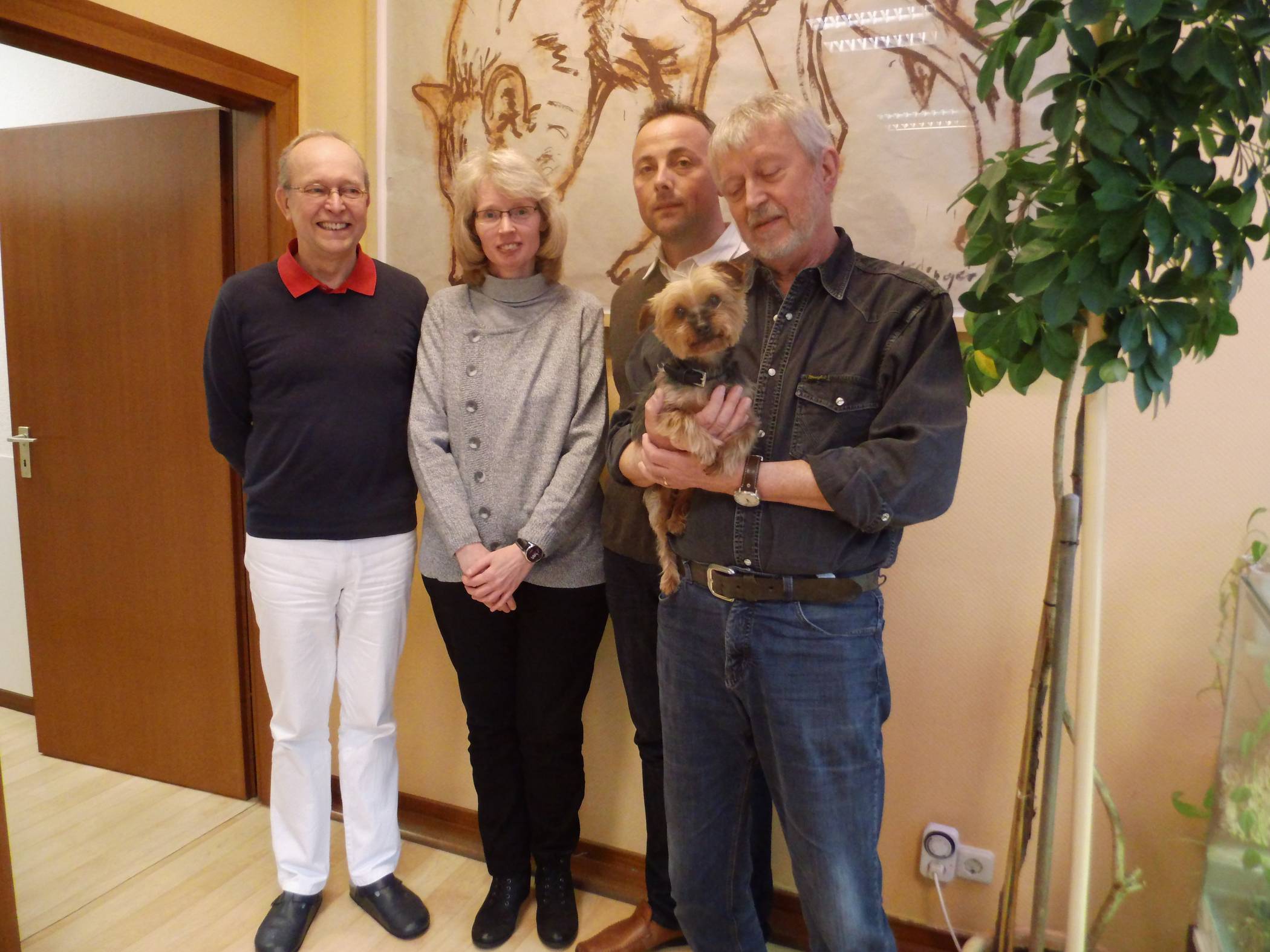  Der Vorstand des Mettmanner Tierschutzvereins. 