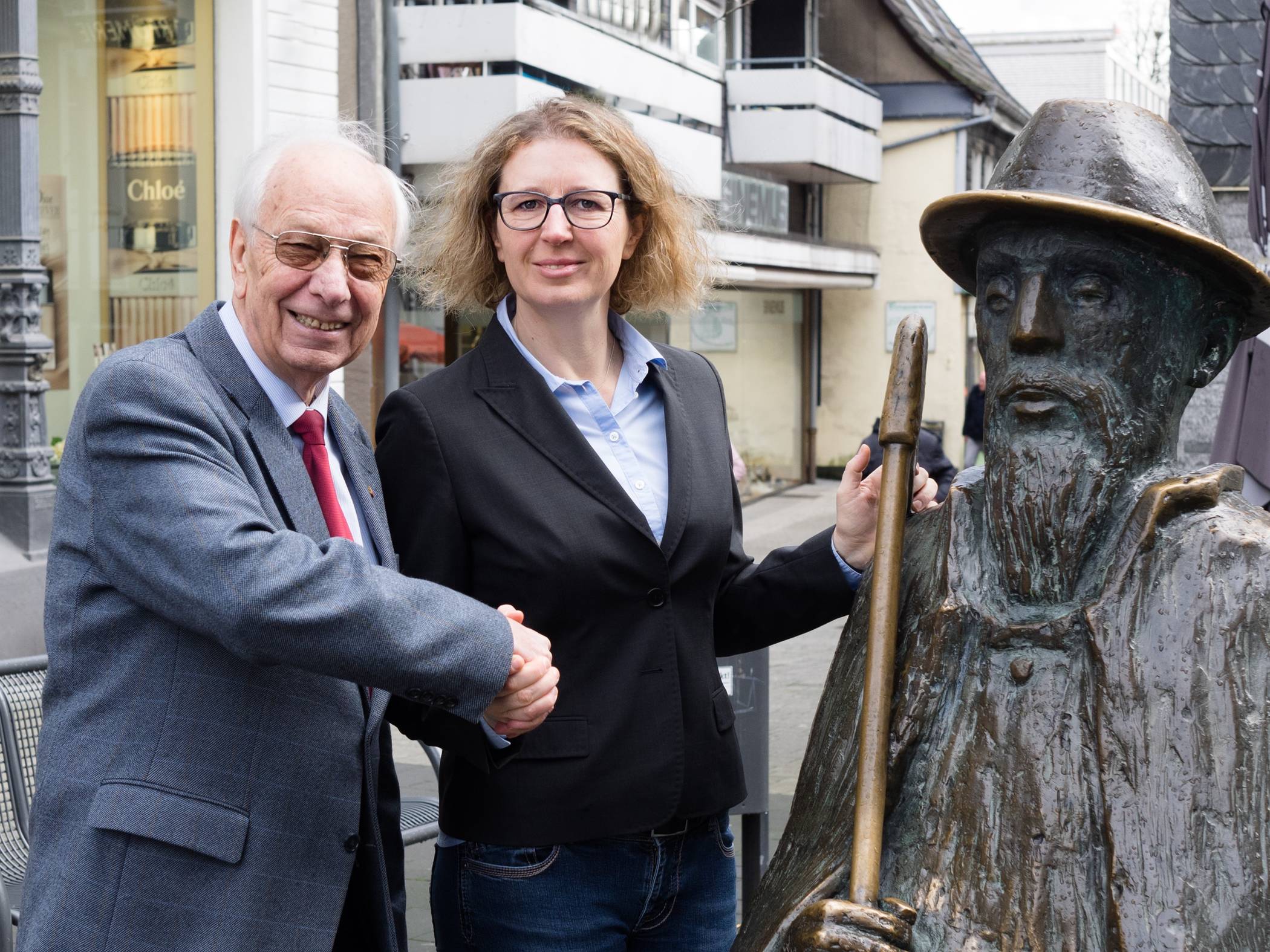  Hans-Günther Kampen und Sandra Pietschmann. 