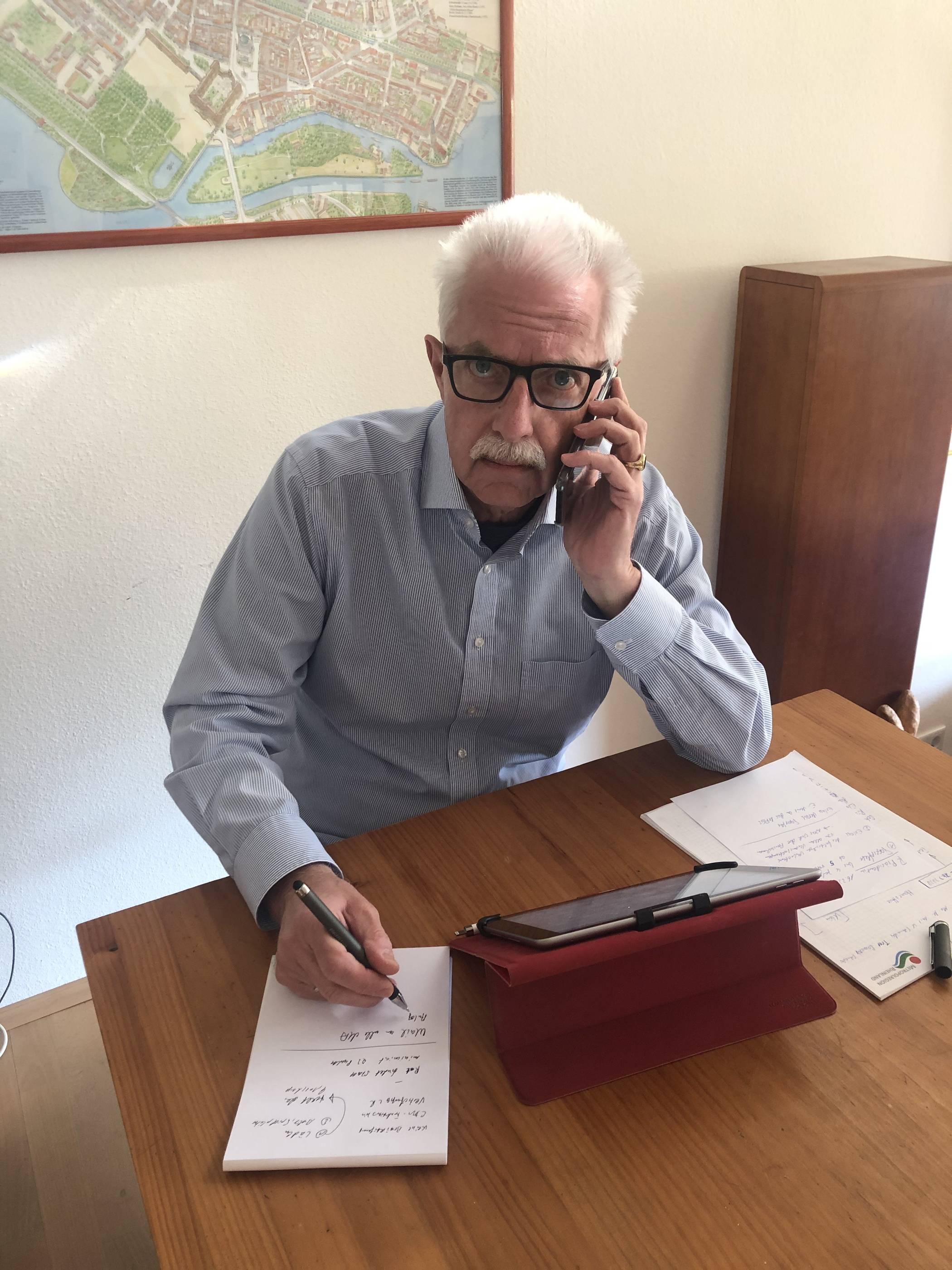  Thomas Hendele arbeitet nun von zuhause aus. 
