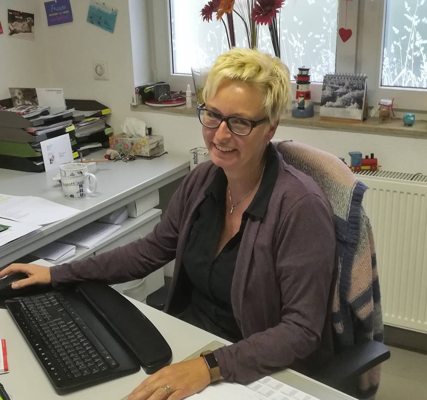  Gabi Kuhn vom Reiseteam der Caritas Mettmann. 