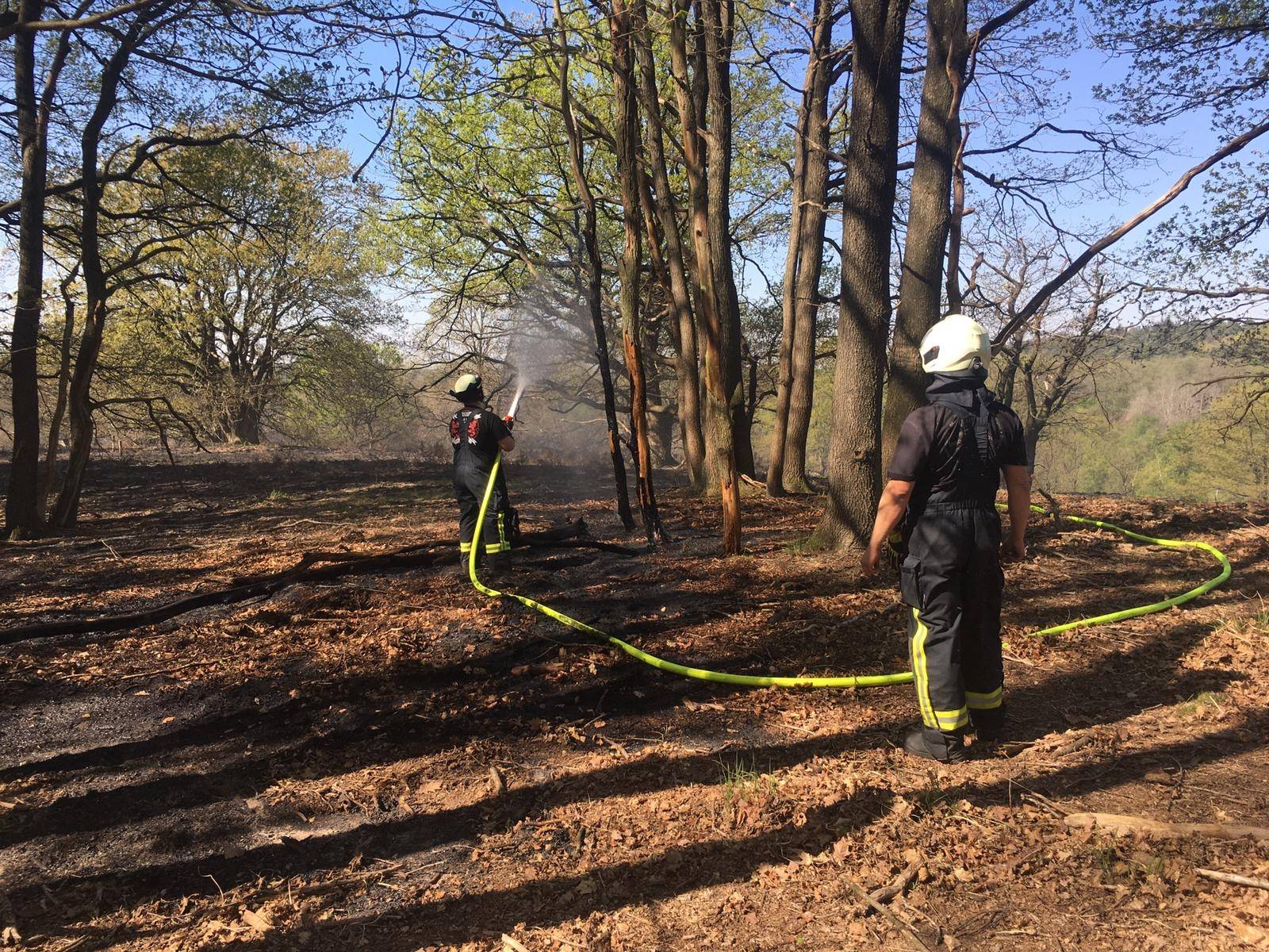 Zwei Mitglieder der Freiwilligen Feuerwehr Mettmann