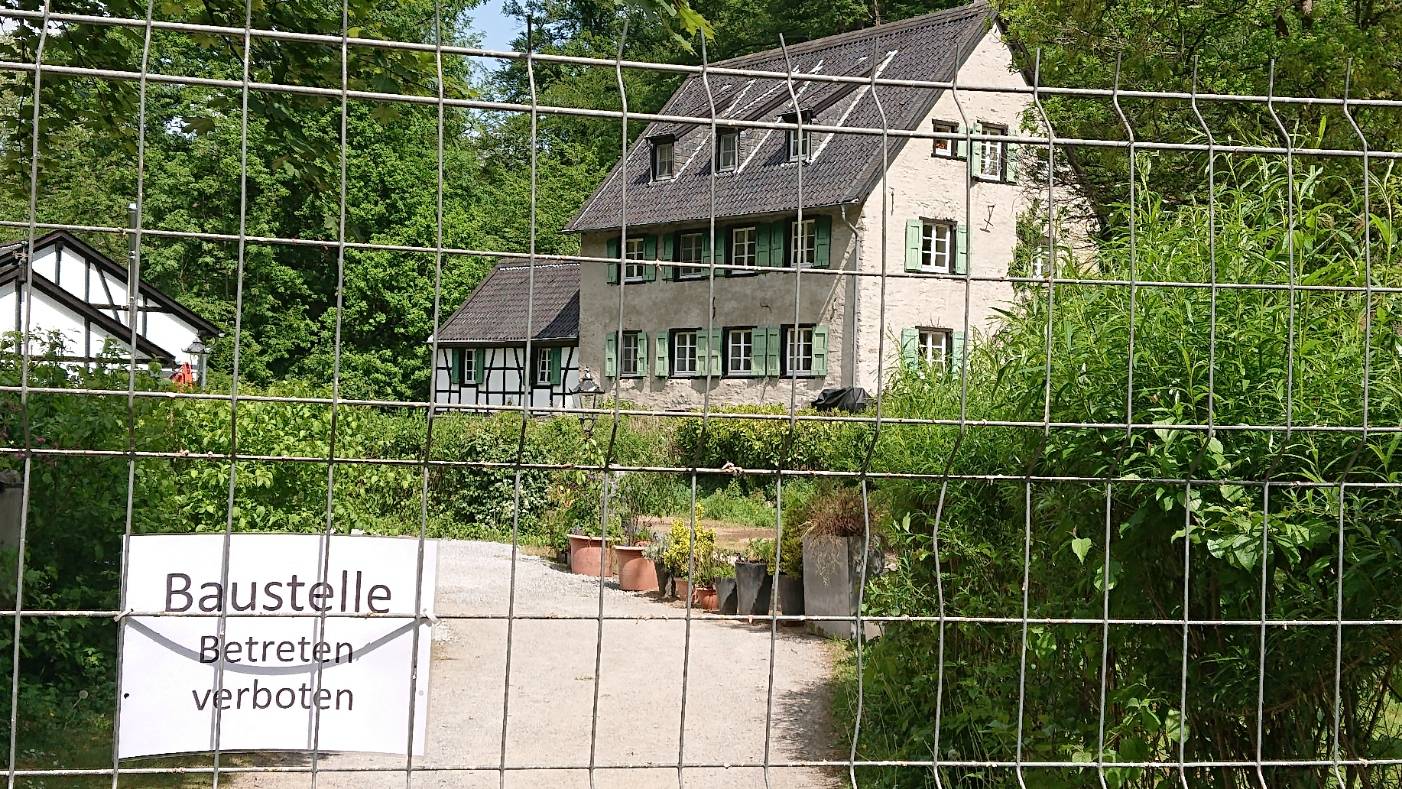  Der beliebte Wanderweg an der Winkelmühle ist gesperrt. 