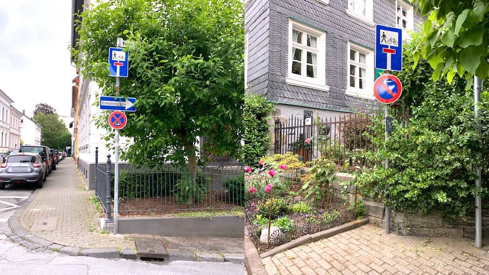  Die „durchlässigen Sackgassenschilder“. 