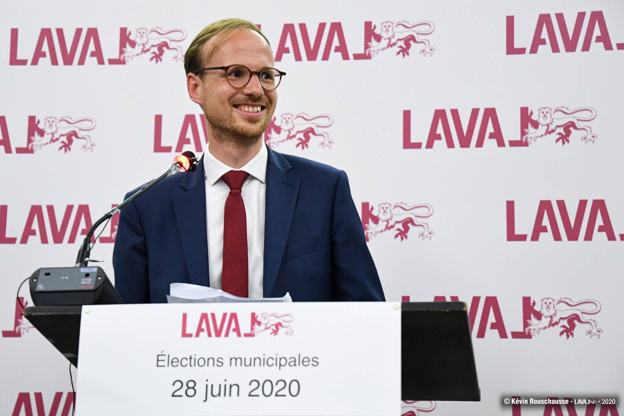  Der neue Bürgermeister von Mettmanns Partnerstadt Laval. 