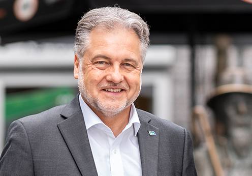 Seit fünf Jahren Bürgermeister von Mettmann: