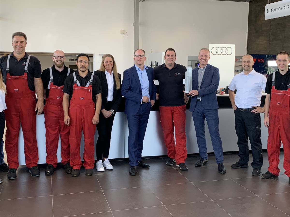 Audi Mettmann: Zum dritten Mal mit dem Top-Service-Preis ausgezeichnet