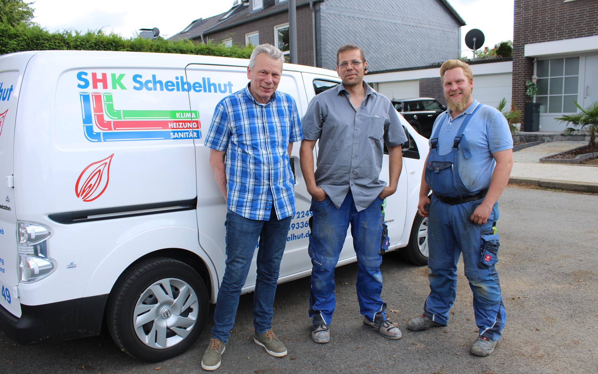 Drei Mann starke Expertise: das Team