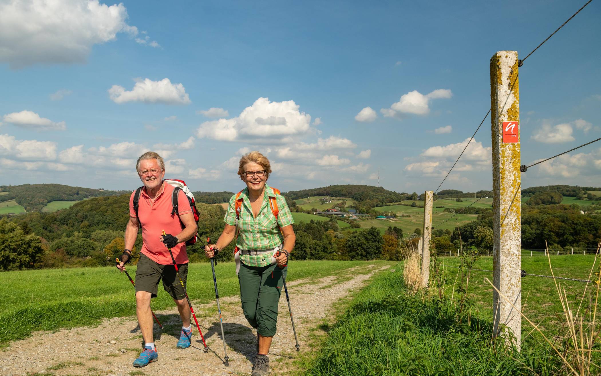 Wandern auf dem Neanderlandsteig.