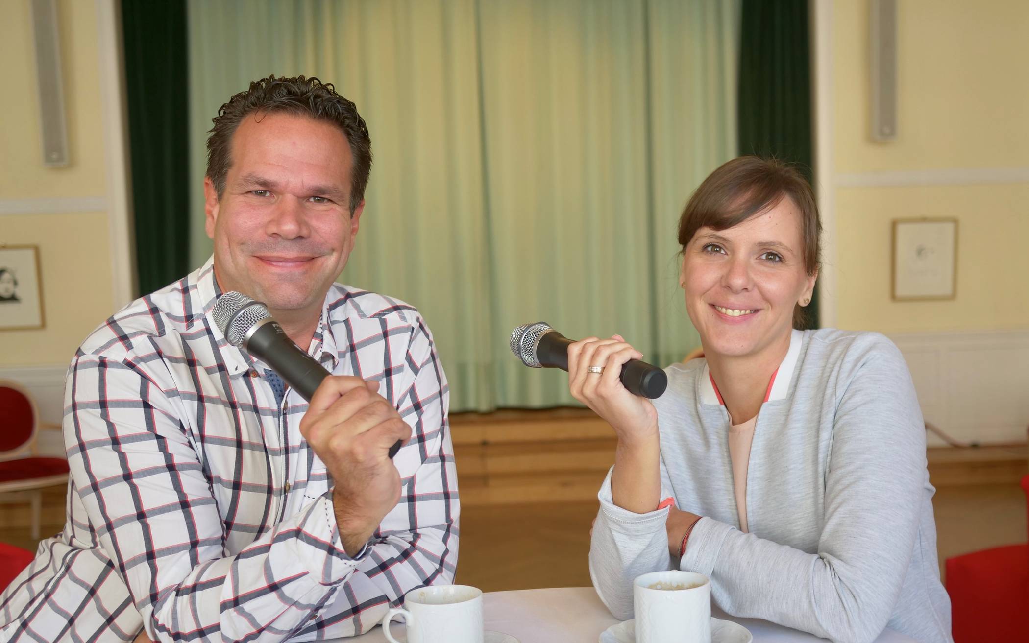  Tanja Bamme und Philipp Nieländer. 
