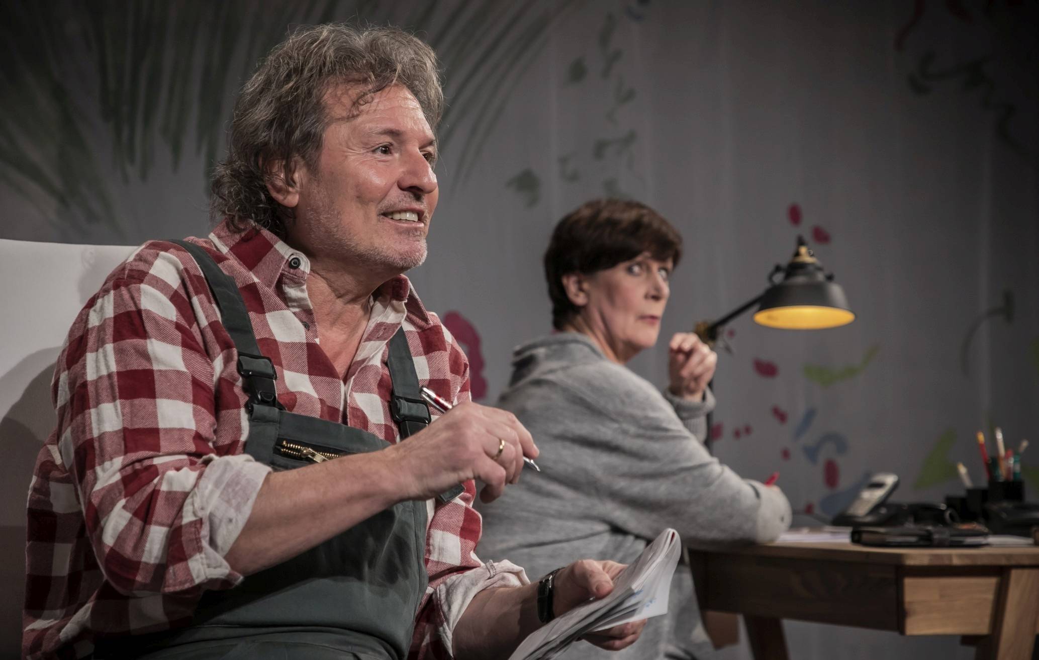  Kerstin Klinder als Lore und Jürgen Roth als Harry.  