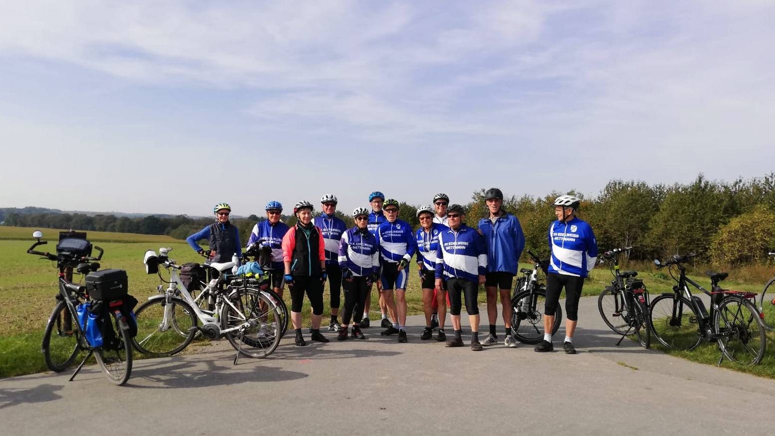  Das Team RV Edelweiss Mettmann und Friends beteiligte sich erfolgreich am Stadtradeln. 