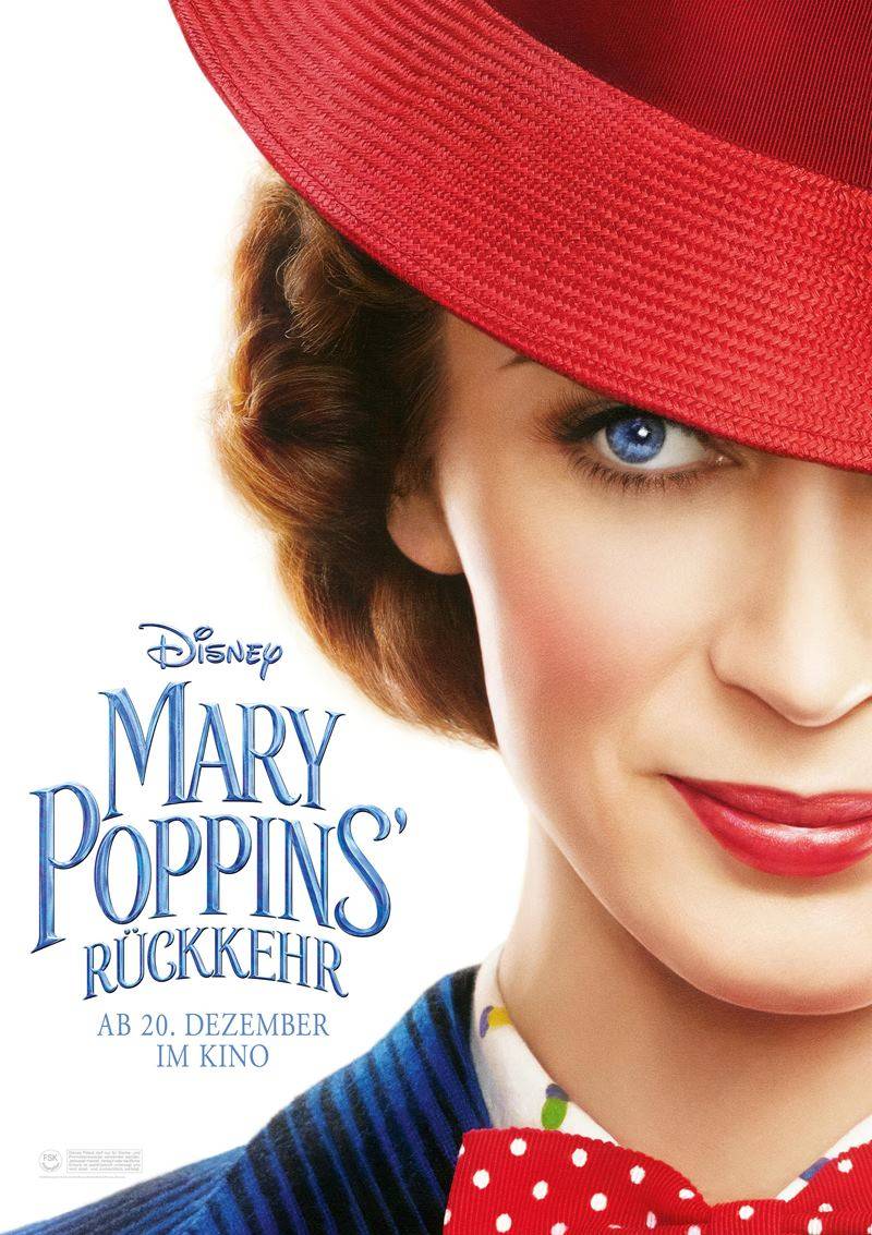 Filmplakat zu Mary Poppins Rückkehr.