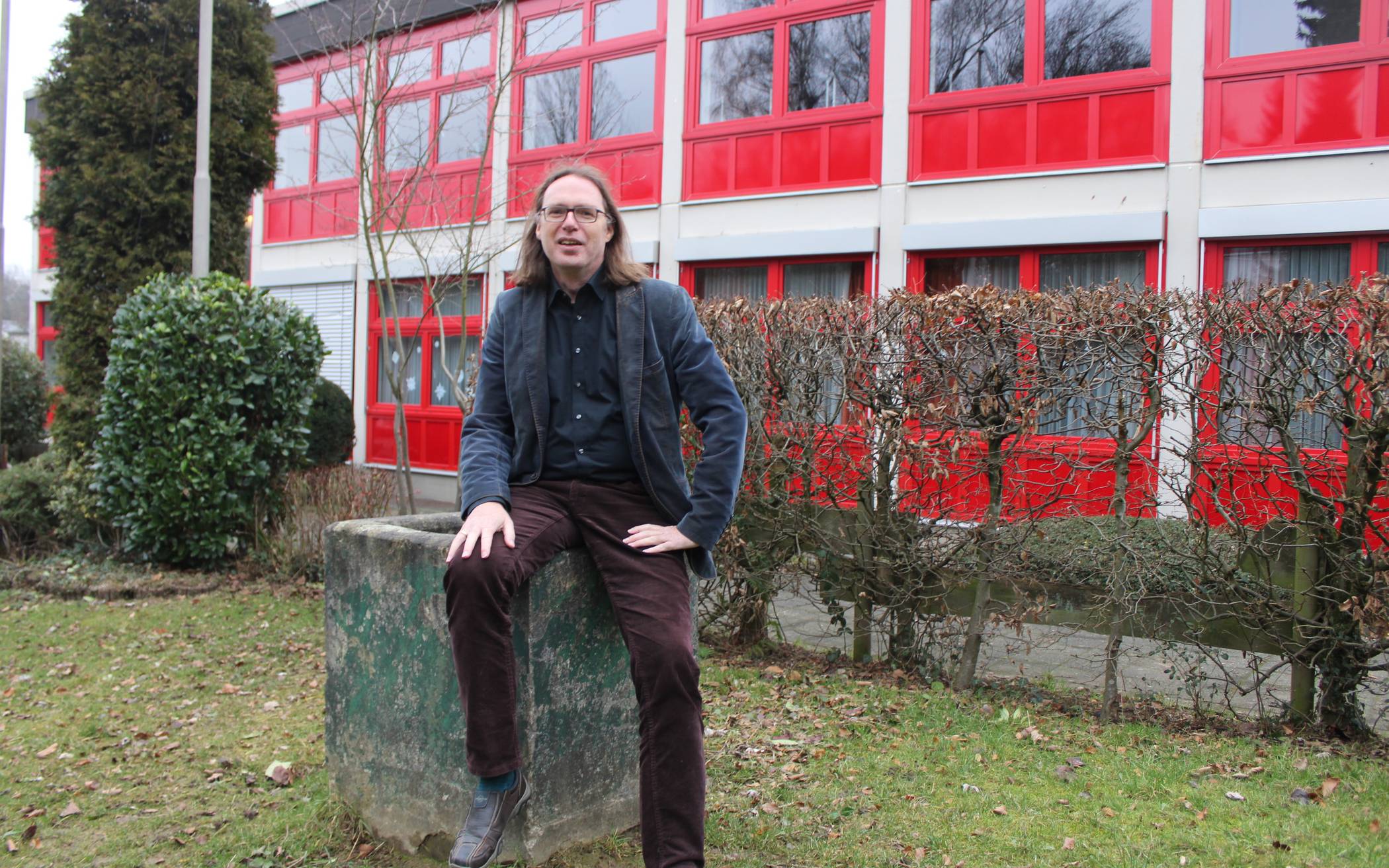  Matthias Messing gehört dem Vorbereitungsteam für die Gesamtschule in Mettmann an. 